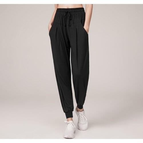 LANTECH Women Workout Sport Joggers Pants Sportswear Gym Exercise Drawstring Yoga Run Fitness Running Sweatpants Pocket