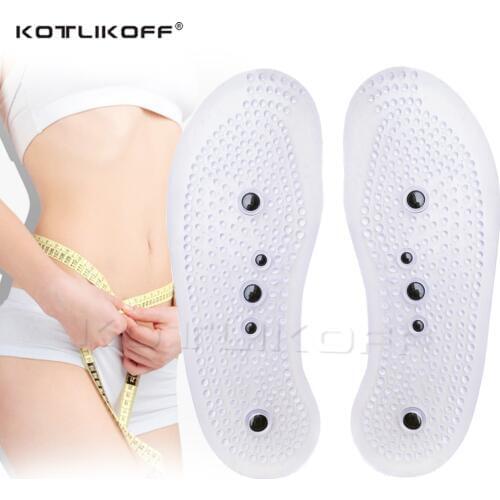 Magnetic Therapy Insoles for Slimming Weight Loss Foot Massage Health Care Shoes Mat Pad Acupuncture Shoe Sole insert