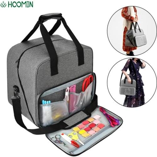 Large Capacity Multi-functional Sewing Machine Bag Tote Portable Travel Home Organizer Bag Sewing Machine Accessories
