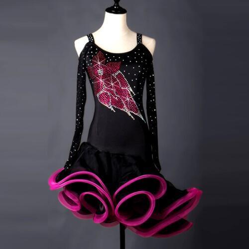 Cha Cha Rumba Samba tango salsa latin dance dress women competition dancing dresses latin kids ballroom for children ladies