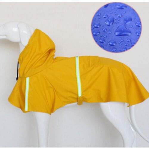 New Pet Raincoat Big Dog Large Dogs Rain Coat Waterproof Jacket Fashion Outdoor Breathable Puppy Clothes