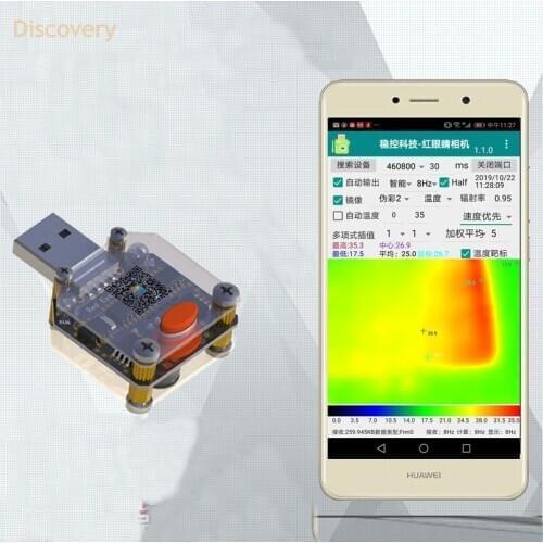 Brand New Infrared Imager Thermal Imaging Module IFD-x Red Eye Camera MLX90640 Sensor Mobile Phone USB