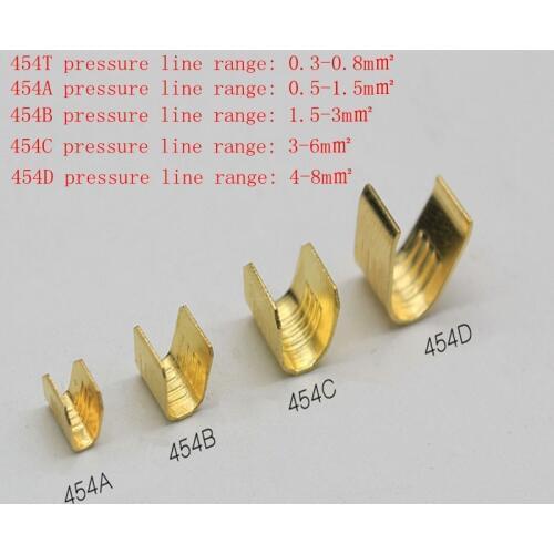 Crimping terminal u-type copper wire clasps Crimping and wiring terminals arc 0.3-8 square line