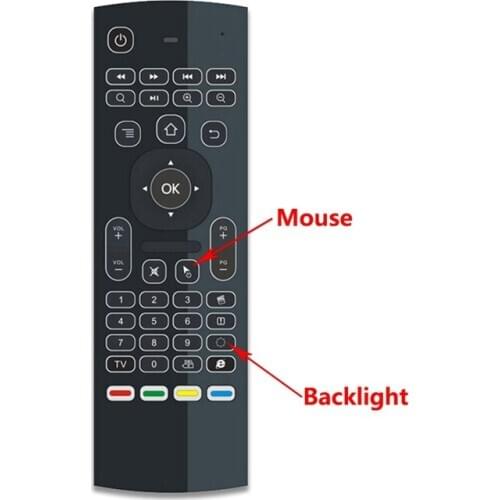 MX3 Backlit Air Mouse Smart Remote Control 2.4G RF Wireless Keyboard for TV Box Android X96 Mini KM9 A95X H96 MAX