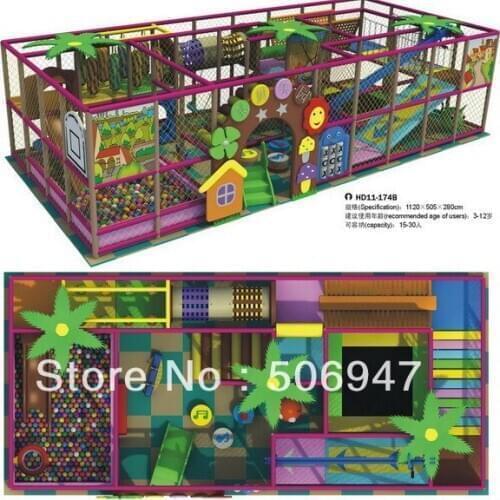 CE certified - Kids Indoor playground equipment/ naughty castle