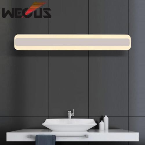 Stylish 500mm acrylic mirror wall light 85-265V 16W led bathroom lamp bedroom vanity lighting hotel bar corridor sconce