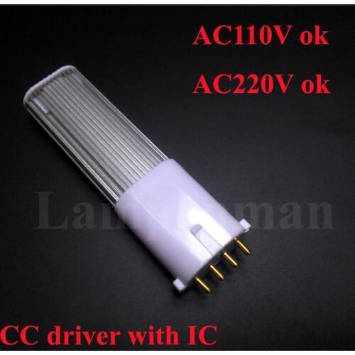 2G7 LED bulb 4W 6W 8W 10W tube lights SMD 2835 2G7 LED lamp AC85-265V Epistar chip 2g7 led light tube PL lamp 110V 220V 230V