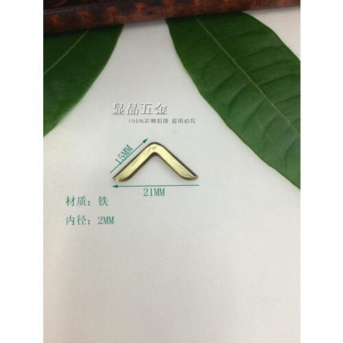 21*15mm Album Corner Notebook corners Pressure angle Book corner Fillet Hardware Accessories Bags Horn wholesale
