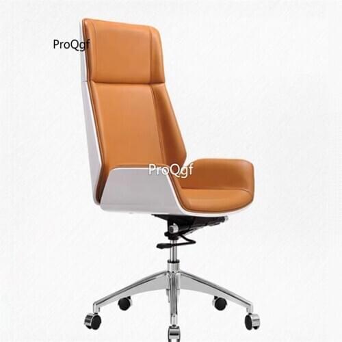 Prodgf 1 Set Wood Leather Swivel turn around Computer Chair