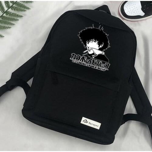 Japanese Anime Cowboy Bebop Teenagers Boys Girls Backpack Schoolbag Travel Bagpack Laptop Casual Cartoon Bags Mochila Sac A Dos