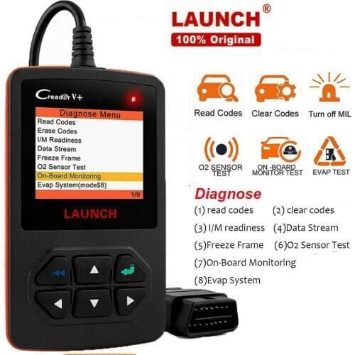 LAUNCH Car Diagnosis Obd 2 Scanner Tool for Auto Garage Obd Scanner Automotive Tool Diagnosis Engine Code Reader x431 Creader V