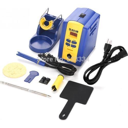1 Conjunto FX951 Estacao De Solda do Ferro de Solda Eletrica com T12-k Ponta Do Ferro de Solda Titular Ferramenta de Maquina de