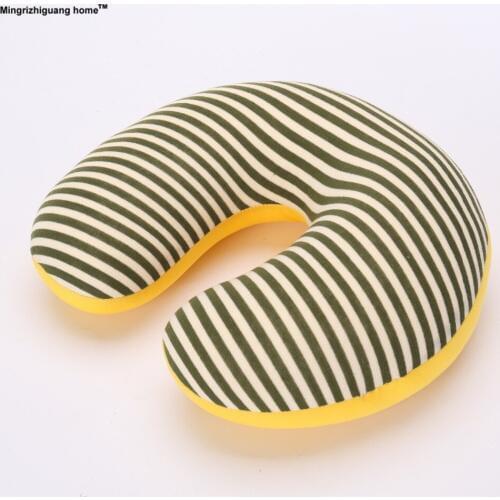 1PC U Shaped Slow Rebound Memory Foam Pillow Travel Neck Pillows Health Care Headrest for Office Flight Car Traveling OU 047
