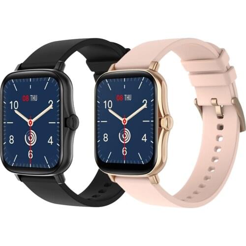 2021 Smart Watch Women 1.69 Inch Blood Pressure Heart Rate Tracker Message Reminder IP67 Waterproof Smartwatch for Xiaomi iOS