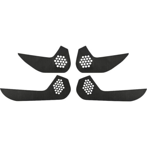 4Pcs Carbon Fiber Door Side Anti-Kick Protection Trim for Subaru Forester 2013-2018