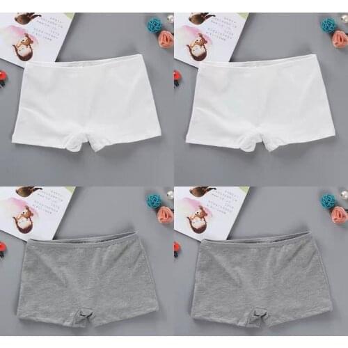 5pc Mix Girl Safety Shorts Pants Solid Underwear Cotton Leggings Girls Lace Briefs Short Pants