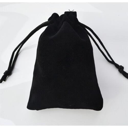 8*10 CM Free shipping high-grade red black velvet bag jewelry bags / jewelry box wholesale