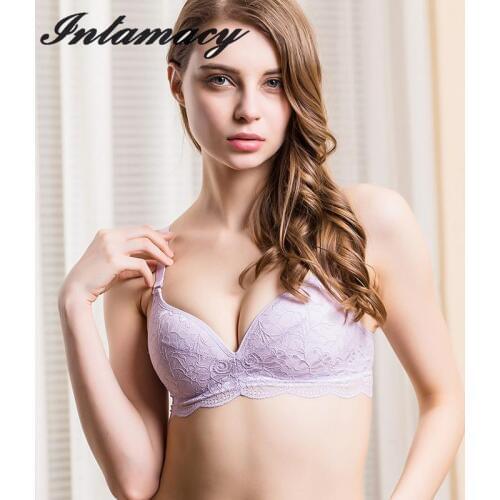 100% real Silk Bra, Thin Mould Cup, No Steel Ring Adjusting Type, Gathered Sexy Lace Bra