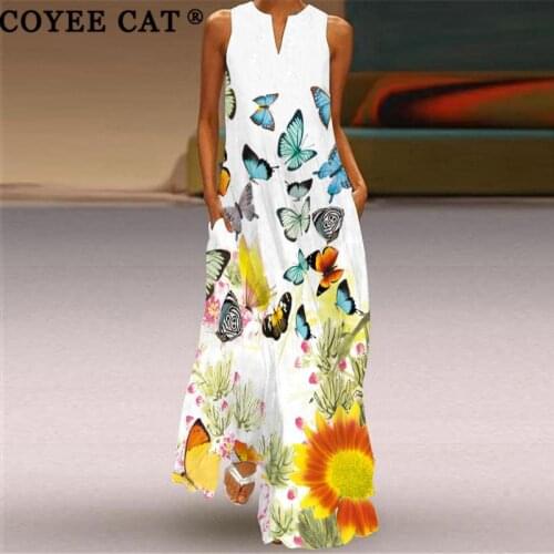 Coyee Cat Long Summer Dresses