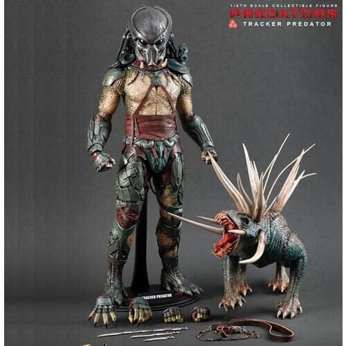 For Collection 1/6 Scale Full Set MMS147 Predators Tracker w / Hound 14 "Action Figure Complete Set