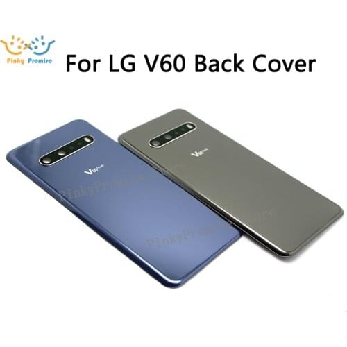 For LG V60 ThinQ Battery Cover Back Glass Housing Back Case Backshell For LG V60 Thinq Back Battery Cover
