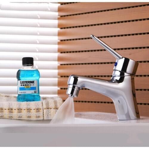 Chrome brass Cold hot mixer faucet bathroom toilet sink faucet Water saving tap high quality faucet new style
