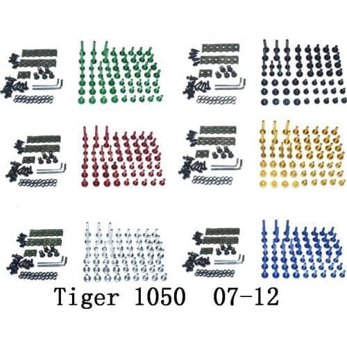Motorcycle Complete Fairing Bolts Kit Bodywork Screws For Fit Triumph Tiger 1050 2007-2012
