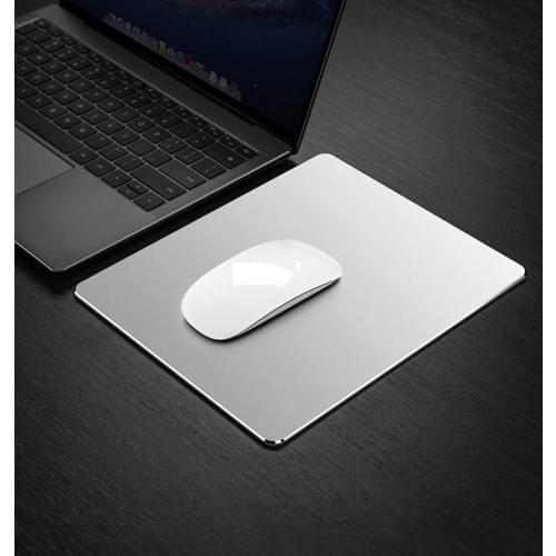 Aluminium Alloy Anti-Slip Office Home Gaming Mouse Mat Pad Computer Accessory Wrist Support Anti-Slip Mouse Mat