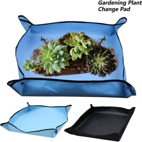 50/75/100cm Planting Mat Gardening Plant Change Pad Balcony Super Light Reusable Waterproof Flower Mat Garden Square Thicken Pad
