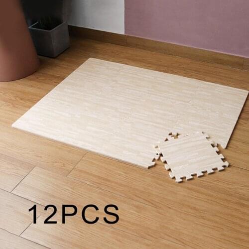 12x EVA Foam Puzzle Exerciser Mat Interlocking Flooring Padding Tiles 30.5cm