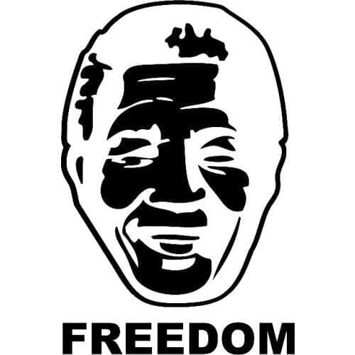 Mandelas Freedom Stickers boho style sticker Car Window Bumper Decor unique design ZP148