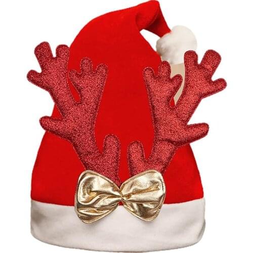 Autumn Baby Christmas Cute Reindeer Baby Beanie Soft Warm Crochet Knitted Hat for Girls Boys Christmas Gift Gift Kids Caps