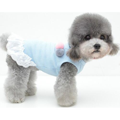 Dog Dresses Girl Tutu Dog Ruffle Dress Party Birthday Pet Apparel for Small/Medium Dogs Sundress