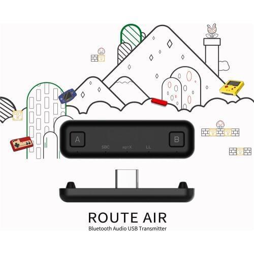 Receiver for PS4 Wireless Bluetooth Audio Adapter Transmitter for Nintend Switch Game Console for PC and More