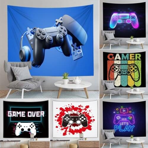 Hand-held Mandala tapestry Wall hanging psychedelic game celestial carpet fabric dormitory childrens room decoration