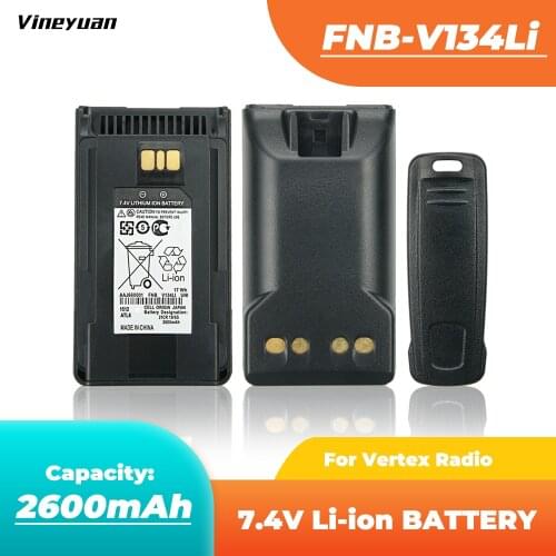 2600mAh Replacement Battery for YAESU Vertex EVX-231 EVX-261 EVX-530 EVX-531 FNB-V133Li FNB-V134Li Battery