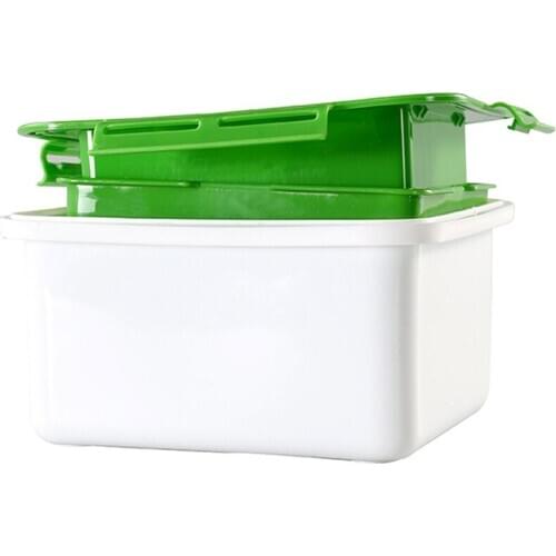 DIY Homemade Soybean Curd Drainer 3-Layer Built-in Drainage Plastic Presses Tofu Drain Box Kitchen Tools Water Removing Gadget