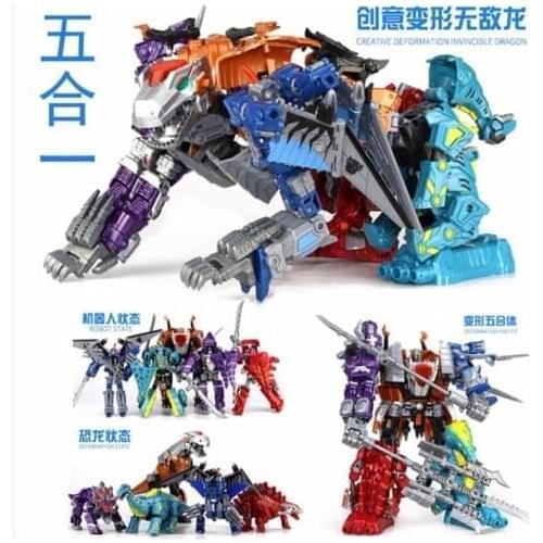 Transformation New Design Slag Sludge Snarl Swoop Slash Mp08 Tyrannosaurus Dinosaur Dinoking Dinobots Figure Toys