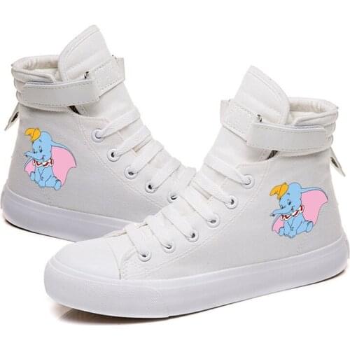 Disney big children cartoon Dumbo non-slip soft sole casual shoes adult men and women sports shoes student running shoes