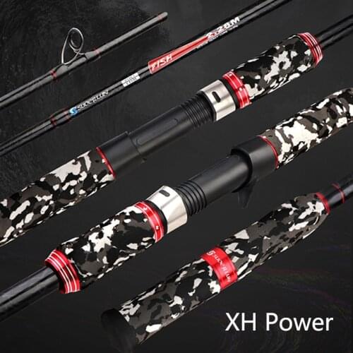 Dedicated Leiqiang Fishing Lure Rod XH Power Spinning Casting Rod 2.1/2.28/2.4M Grass Fole Heavy Grass Boat Rod Fishing Pole