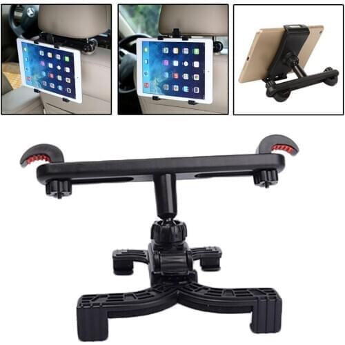 Universal Car Back Seat Headrest Mount Plastic Tablet PC Holder Stand Bracket