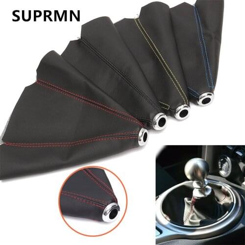 Car manual gear modification universal gear dust cover gear lever shift cover gear shift lever dust cover accessories