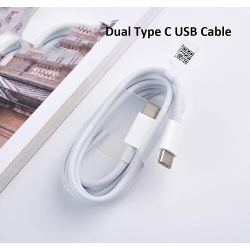 Original Xiaomi 65W 3A Type C To Type C USB Cable PD Charge Dual Type-C Line For Xiaomi Air Pro Redmi Notebook Mi 10 Pro 10T 10U