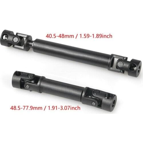 1Pair for Axial SCX24 C10 B-17 1/24 Rc Crawler Car Front Rear Metal Drive Shaft CVD Axle Transmission Shaft Upgrade Parts Spare