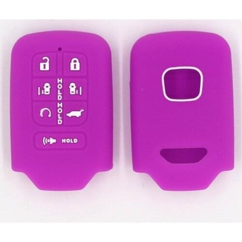 3PC For Honda Accord Acura TL ZDX MDX TSX Car Key Shell Cover Fob Case Skin Protector Holder Silicone Car Replacement Accessorie