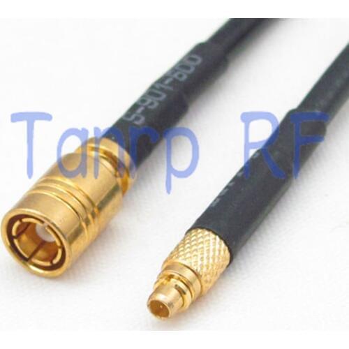 6in MMCX male plug to SMB female jack RF connector adapter 15CM Pigtail coaxial jumper RG174 extension cord cable