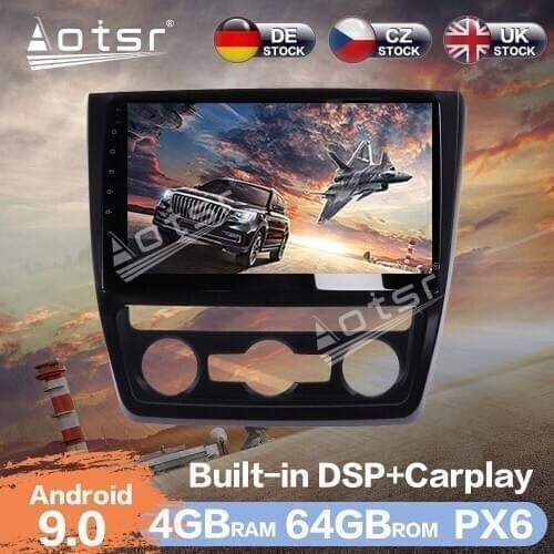Aotsr Android 9.0 RAM 4GB Car Radio Player GPS Navigation DSP Car Auto Stereo Video HD Multimedia For Skoda Yeti 5L 2009 - 2014