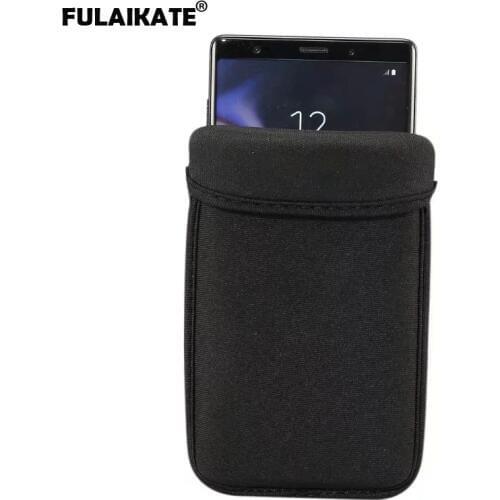 FULAIKATE 6.0" Mobile Phone Bag for Samsung Galaxy Note 9 Note8 A8 Star Soft Universal Sleeve Pouch Flexible Protecitve Case
