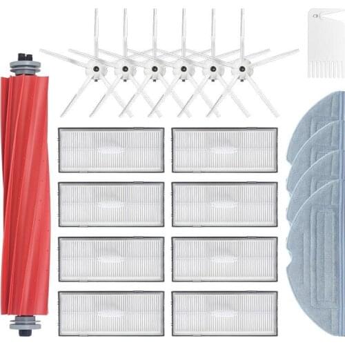 Main Side Brush Mops Cloths Water Tank Dustbin Hepa Filters Charge Docking Station for Roborock S7 T7S T7Plus Parts