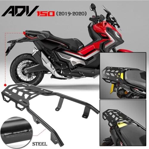 For 2019 2020 Honda ADV 150 Rear Passenger Luggage Rack ADV150 Fender Holder Cargo Shelf Carrier Top Mount Bracket Motor Parts